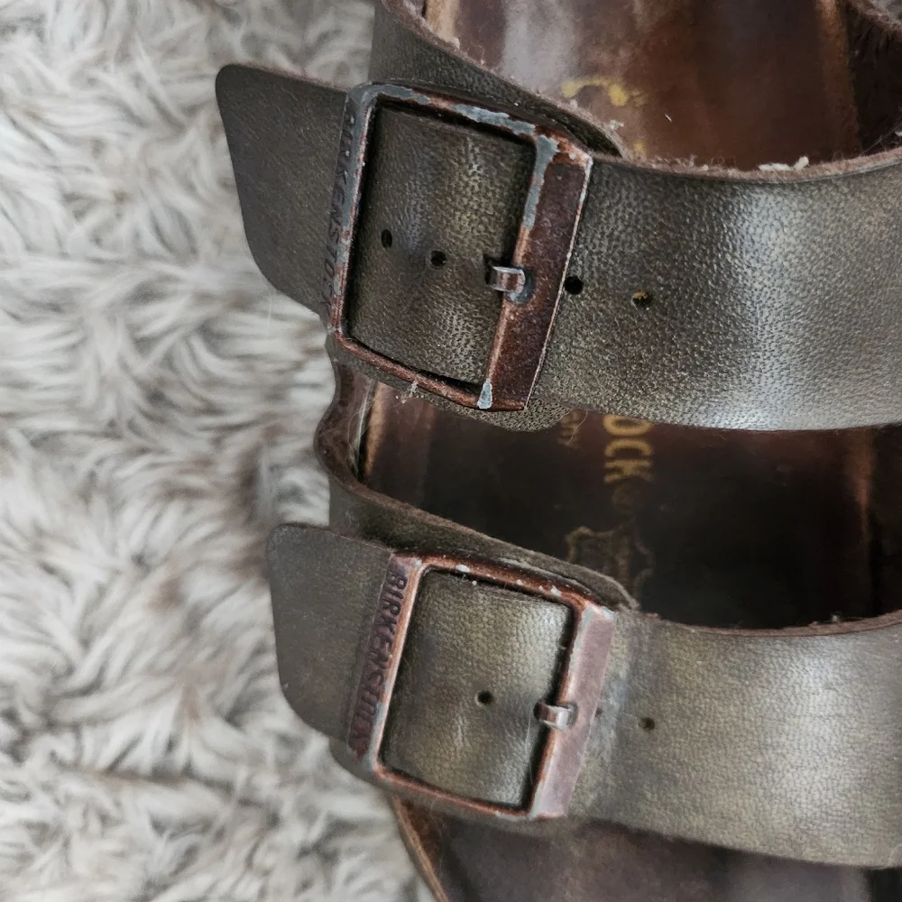 Birkenstock Arizona Oiled Leather Habana Brown Sandals EU 39‎ US 8